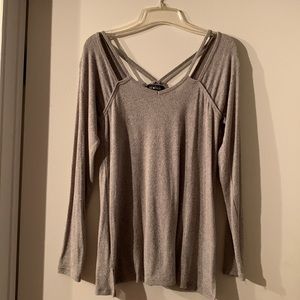 Soft heather tan/light brown sweater
